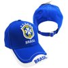 Rhinox Brasil 2015 Team Patch Blue Bent Brim Adjustable Buckle Hat/Cap