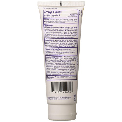 Dermarite Industries Renew Skin Protectant with Dimethazone 4oz Tube