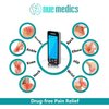 Tens Unit Machine Pulse Massager for Pain Relief, 24 Massage Modes, Rechargeable Muscle Stimulator Device with 10 Pads