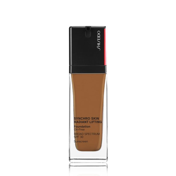 Shiseido Synchro Skin Radiant Lifting Foundation SPF 30, 510 Suede - 30 mL - Medium-to-Full, Buildable Coverage - 24-HR Hydration - Transfer, Crease & Smudge Resistant - Non-Comedogenic