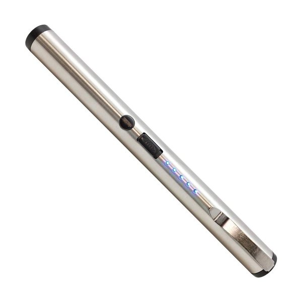 Streetwise Pain Pen 25,000,000 Stun Gun for Self Defense - Micro USB Rechargeable with Battery Charge Indicator Light - Silver