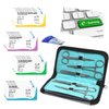 Suture Kit | Suture Practice Kit for Medical Students | 24 Mixed Sutures Thread with Needle and Suture Tool kit | for Medical, Nursing, and Vet Student Suture Training | Step by Step HD Video Tutorial