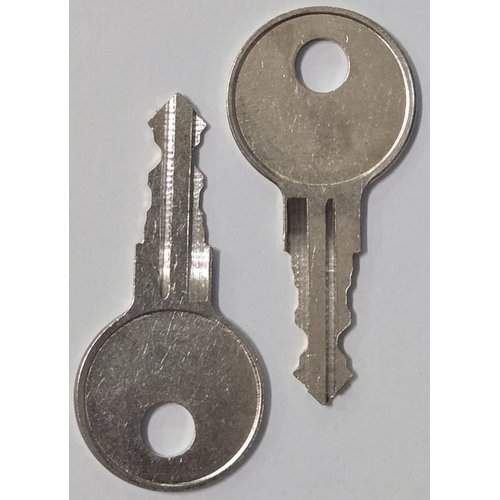 2 Keys Cut to Key Code TM710 for all locks (You Must Have The Letters TM Before The Numbers) Better Built, Kobalt, TriMark, Duralast, Toolbox, Tool Box, RV, Motorhomes, Tonneau Covers, Utility Bodies.