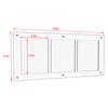 3 Grids Card Display Case, 35PT Acrylic TCG Triple Cards Frames, Magnetic Transparent Card Holder, Clear Card Stands