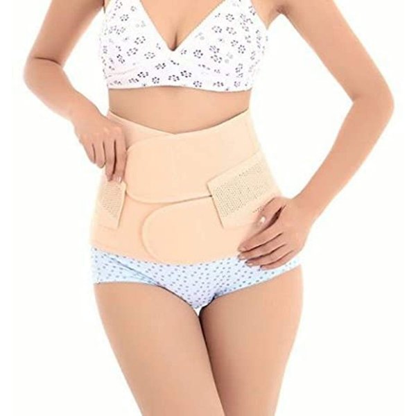 Healthcom Waist Slimming Belt Shaper Wrapper Band Abdomen Abdominal Binder Women Postnatal Pregnancy Belt-Support Back After Birth Belly Band Postpartum Recoery Support Girdle Belt Belly(Size:L)