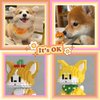 ALITTDRE Micro Mini Building Blocks Dog Pets Cute Animal Model Set Building Pet Toys Bricks Gifts for Kid and Adult (Corgi)