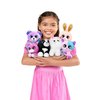 Coco Surprise Coco Cones (3 Pack) by ZURU Animal Plush Toys with Baby Collectible Surprise in Cone, Randomly Assorted Animal Toy for Girls and Kids Mystery 3 Pack