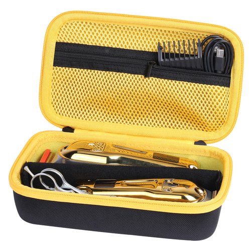 khanka Hard Case Compatible with Ufree Hair Clippers + T-Blade Hard Trimmer Kit, Organizer Storage for Ufree Men Women Kids Barber Grooming Kit, Case Only (Black)