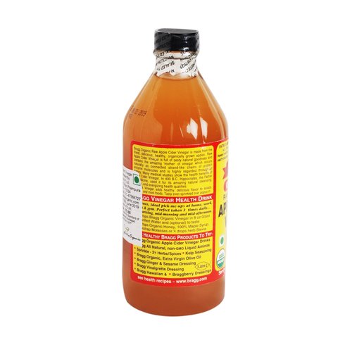 Bragg Organic Unfiltered Apple Cider Vinegar, Raw, 16 Ounce - 1 Pack