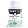 FREEDA Vitamin C - Buffered Vitamin C 500mg - Kosher - Powerful Antioxidant Immune Support - Sensitive Stomach Vitamins C Capsules Calcium Ascorbate - Vitamin C 500 mg - VIT C Supplement (250 Count)