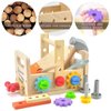 Wooden Tool Set for Boys - Montessori Toys for 2 3 4 5 Year Old,29Pcs Kids Tool Sets, Learning Educational Building Construction Sets,Toddler Boy Toys for 2 3 4 5 Year Old Boy