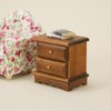 Mllxon Miniature Dollhouse Bedside Table Bedside Cabinet Drawer Cabinet,Doll House Bedroom Furniture Accessories