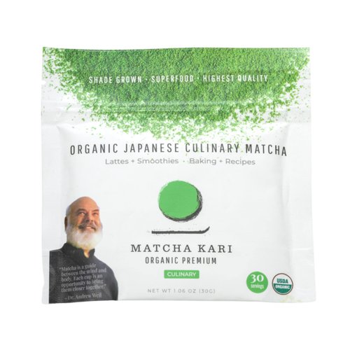 Dr. Weil Matcha Kari - Organic Matcha Green Tea Powder - 30 grams - Japanese Culinary Grade Matcha
