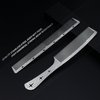 Dolmifapro 2 Pcs Metal Comb, Fine Tooth Metal Comb, Metal Comb for Man, Stainless Steel Comb Set, Professional Barber Comb Hair Cutting for Hair Stylist, Heat Resistant, Relief Cross Star