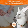 Dog Ear Finger Wipes, 100 Counts Ear Cleaner Wipes for Dogs and Cats, Pet Ear Wipes, Soft & Easy Otic Cleaning Pads, Remove Wax, Dirt & Stop Smelly, Itchy, Non-Irritating