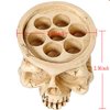 Ink Cup Holder,2pcs Lots Design Hard Hard Skull Resin Tattoo Ink Cap Cup Holder Stand for Permanent Makeup Tattoo Kit Tattoo Accessory