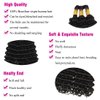 Lizourey Deep Wave Bulk Human Hair for Braiding Brazilian Virgin Human Hair Bulk No Weft for Braids Deep Wave Bulk Human Hair Extensions for Micro Braiding Curly Bulk 16inch 100g One Bundle/Pack