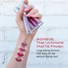 Mirabella Luxe Advanced Formula Matte Lip Gloss, Richly Pigmented Long-Wear and Full-Coverage Liquid Lipstick, Matte Lipstick for Women Stays Put and Won't Dry or Crack Lips, Heartbreaker