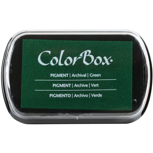 ColorBox Classic Pigment Ink Pad, Full Size, Green