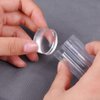 6 Pcs Nail Stamper Head Clear Silicone Nail Stamp Replacement Jelly Head Nail Art Manicure Tools