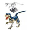 General Jim's Dinosaur Velociraptor and Velociraptor Fossil 2 in 1 Building Block Set