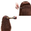 24"-26" 100% Human hair Mannequin head Training Head Cosmetology Manikin Head Doll Head with free Clamp (Dark Brown)
