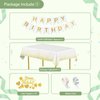 Anwyll Birthday Party Decorations,Sage Green Happy Birthday Decorations Set,Neutral Birthday Decorations,Happy Birthday Banner,Green and Gold Balloons,Tablecloth for Girls Boys Women Men Party Supply