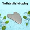 Rose Spaces Gua Sha Facial Tools, Guasha Tool for Face, 304 Stainless Steel Gua Sha Tool, Premium Guasha Set for Face and Body （Heart Shape）