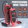 Underground Wire Locator, Wire Tracer with Rechargeable 1100mAh Battery Cable Tester for Pet Fence Locate Control Buried Wires Cables Locating Irrigation Tone Generator Kit & Probe
