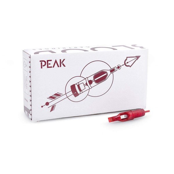 Peak Tattoo Cartridge Needles for Tattooing, 1023 Bugpin Curved Magnum 3.5mm Taper Tattoo Needles - Excellent for Tattoos, Microblading, and Permanent Makeup Procedures, Mixed Box of 20