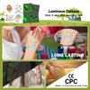 EMOME 50 Sheets Luminous Temporary Tattoo for Kids,Individual Kids Tattoos Stickers for Party Supplies Favors, Individually Wrapped Fake Tattoos for Girls