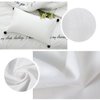 4-Pack Zippered Pillow Protectors, Premium 400 Thread Count 100% Egyptian Cotton White Zippered Pillowcases Pillow Covers, Standard
