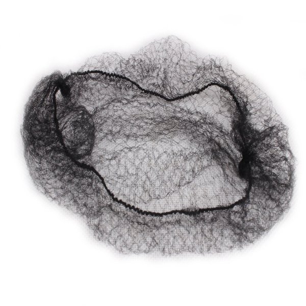 WeKen Pack of 100pcs Hair Nets Invisible Elastic Edge Mesh 50cm 20" Black