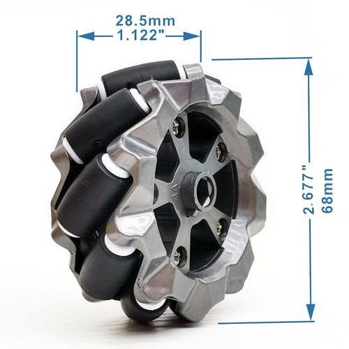 DWWTKL DIY Mecanum Wheel Car Kit with Metal Chassis and TT Motor Smart Robot 4WD Omnidirectional Car Educational Toy with Speed Encoder for Arduino/Microbit/Raspberry Pi (Unassembled)