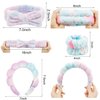 Chanaco Spa Headband, Skincare Headband, Headband for Washing Face, Makeup Headband, Wrist Bands for Washing Face, Face Wash Headband, Teen Girl Gifts Trendy Stuff, Hair Accessories for Women