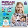 PURPLE LADYBUG DIY Picture Frame Mosaic Kits for Kids - Fun Arts and Crafts for Kids Ages 8-12 & Birthday Christmas Gifts for 8 9 10 Year Old Girl - Crafts for Girls 8-12 10-12 6-8, Teen Girl Gifts