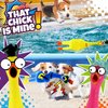 JA-RU Rubber Screaming Chicken Toy (3 Chickens Assorted) Squeaky Noise Maker Prank Toys for Kids. Funny & Annoying Gag Gifts. Classic Novelty Squeeze Items. Pet Dog Chew Toy. 1704-3s