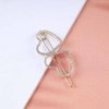 Iaceble Boho Crystal Heart Hair Clip Barrette Hollow Heart Hair Clips Cz Open Heart Side Clip Hairpin Gold Love Heart Hair Pins Clip Decorative Hair Accessories for Women and Girls Headdress