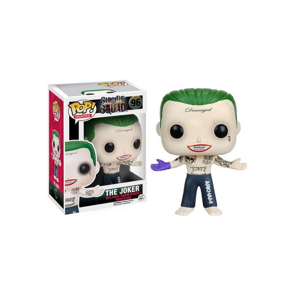Funko POP Movies: Suicide Squad Action Figure, The Joker Shirtless