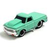 1972 Chevy C10 Pickup Truck Light Green 1/64 Diecast Model Car by Muscle Machines 15580GRN