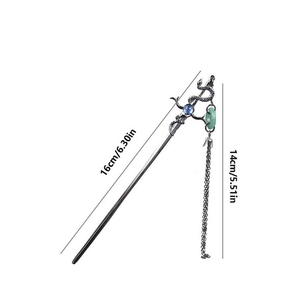 Leadigol Tassel Hair Stick Temperament Hair Ornaments New Chinese Style Hairpin Hanfu Headdress Hairstyle Design Tool