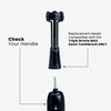 COMPATIBLE WITH THE TRIPLE BRISTLE MAX ONLY | Triple Bristle Max Replacement Brush Head Refills | Charcoal Infused | Innovative 3 Head Design | Compatible with Triple Bristle Max ONLY | 2 Pack (Black)