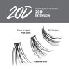 i-ENVY 20D Extension Cluster Individual Lashes, Easy to Apply, Flat Tapered-End Root, Pre-fanned Volume Lashes, J Curl with Soft Fiber, Quick Application for Salon Quality & Result (Short)