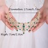 JWICOS Tiaras and Crowns for Women Crystal Wedding Tiara Crown Headband Princess Tiara for Bride Quinceanera Crown for Birthday Prom Pageant Halloween Costume Cosplay (Green)
