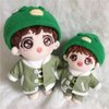 niannyyhouse 20cm Plush Doll Clothes Green Monster Suit Coat T-Shirt Pants 8in Doll Dress up (Green, 20CM)