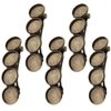 Snap Hair Clips 5 Pcs Bronze Hair Clip Round Settings Blank Hairgrip Base Trays Bobby Hair Barrette Bezel Holder For DIY Headdress Jewelry Making Accessories 12mm Metal Hair Clips
