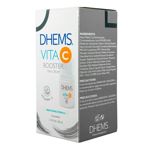 DHEMS Vitamin C Serum and Booster, Antioxidant and Skin Brightening Formula, beauty accelerator or potentiator (Vitamin C Booster)