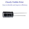 OCR 24Value 500pcs Electrolytic Capacitor Assortment Box Kit Range 0.1uF－1000uF