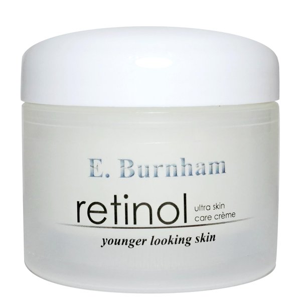 E. Burnham Retinol Ultra Skin Care Créme 2 Oz – Intensive Anti-Aging Moisturizer with Hyaluronic Acid & Vitamin E – Reduces Wrinkles, Firms Skin, and Enhances Radiance