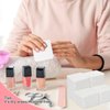 Nail Polish Remover, Lint Free Nail Wipes 540PCS Acetone Nail Polish Remover Wipes, Super Absorbent Soft Nail Wipes for Fingernail Polish Remover and Eyelash Extension Wipes